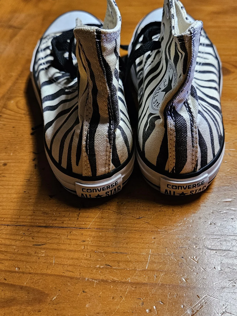 Converse Kids Zebra-Print Canvas Sneakers - Black & White